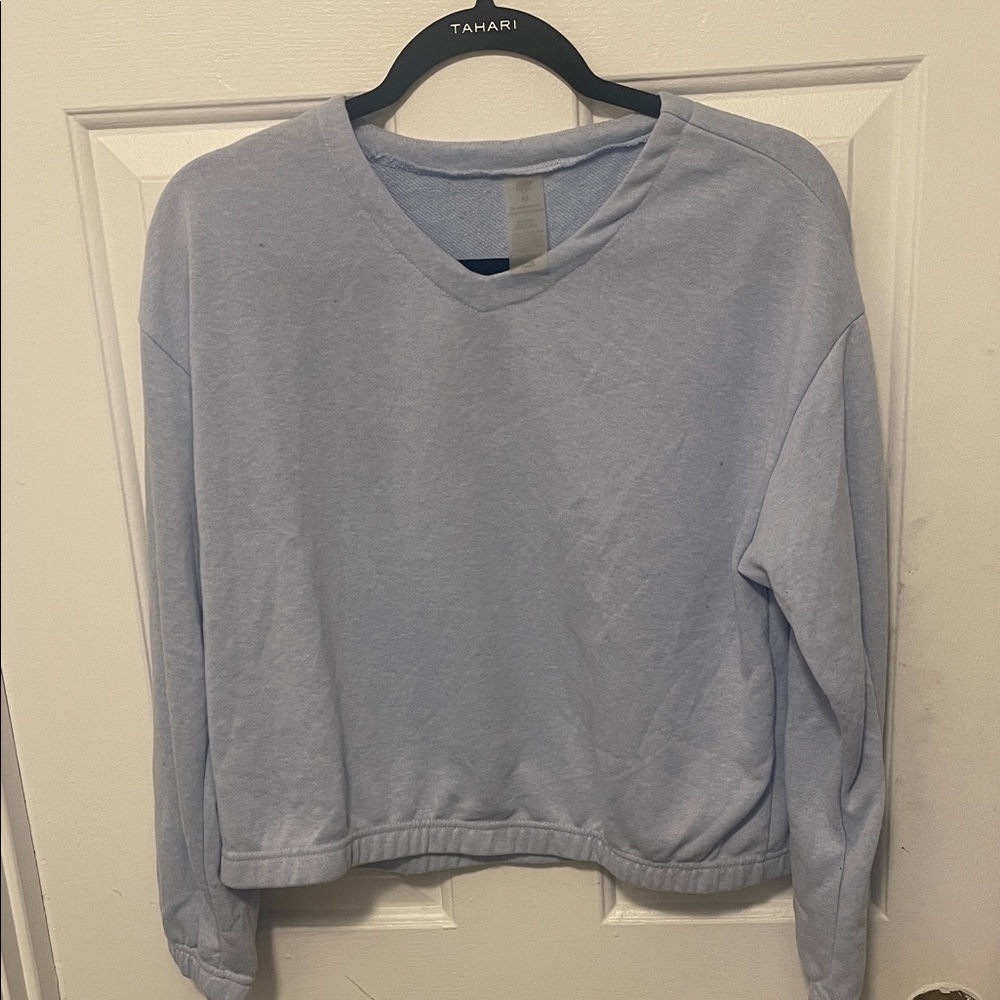 Source Unknown Light Blue V-Neck Sweater